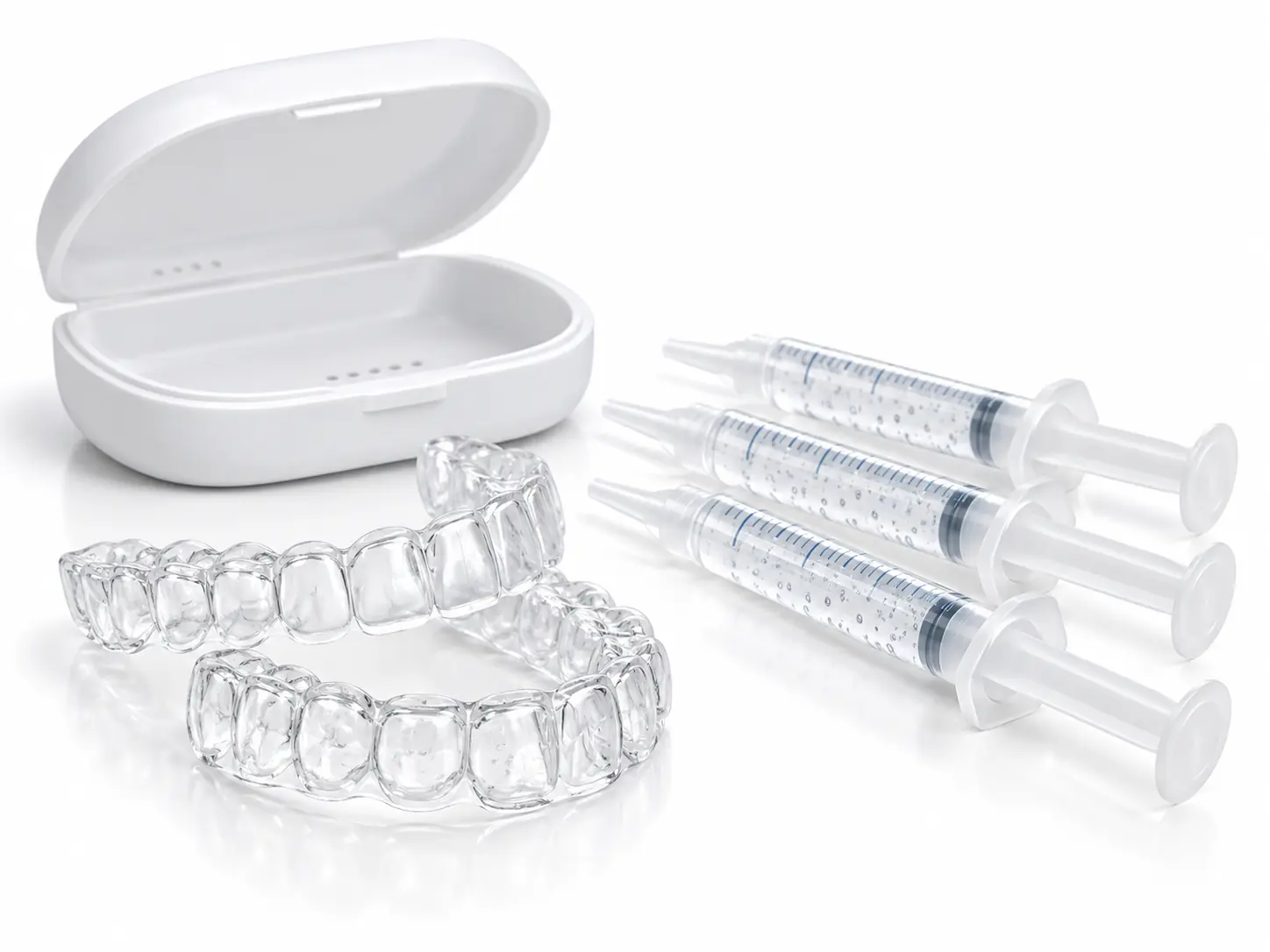 Dental product illustration of bleaching trays