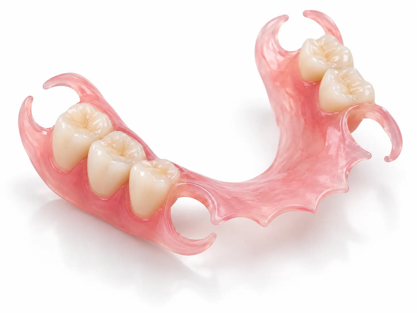 Dental product illustration of flexible partial dentures