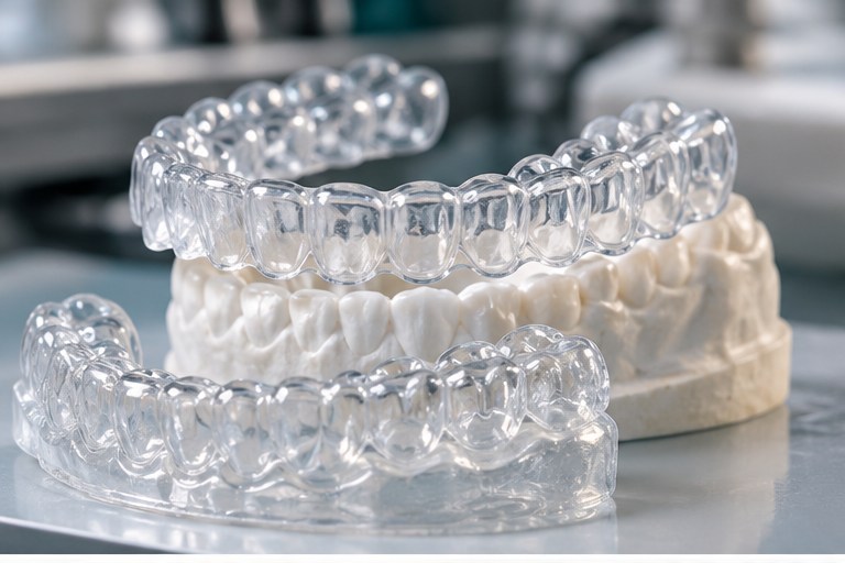 Dental product illustration of clear aligner cases