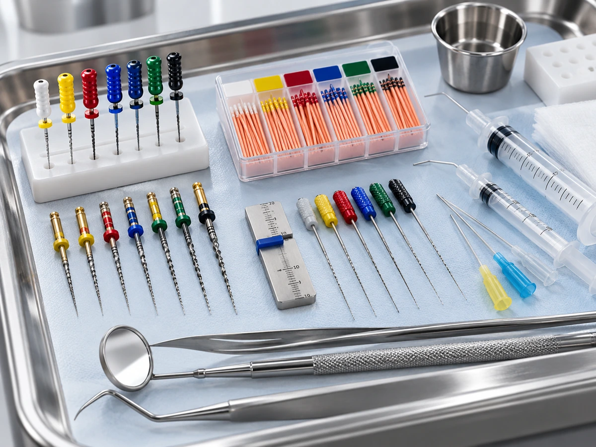 Dental product illustration for Endodontic Files & Accessories